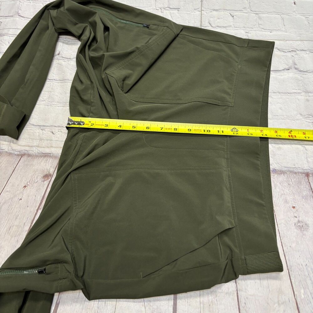 Athleta Brooklyn Mid Rise Ankle Utility Pants Size 14 Aspen Olive SP24 D132 -16 - Picture 5 of 16